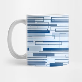 rectangles, outlines, stripes, geometrical pattern, abstract desig Mug